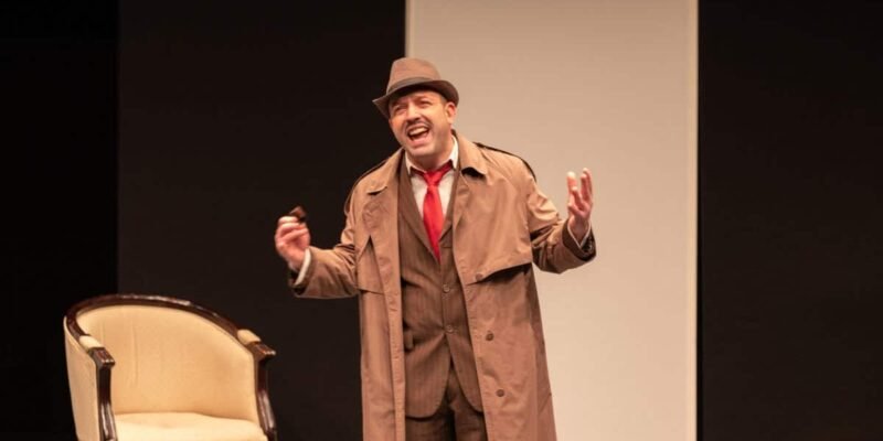 Theater show "The 39 Steps" in La Fabrika, Prague