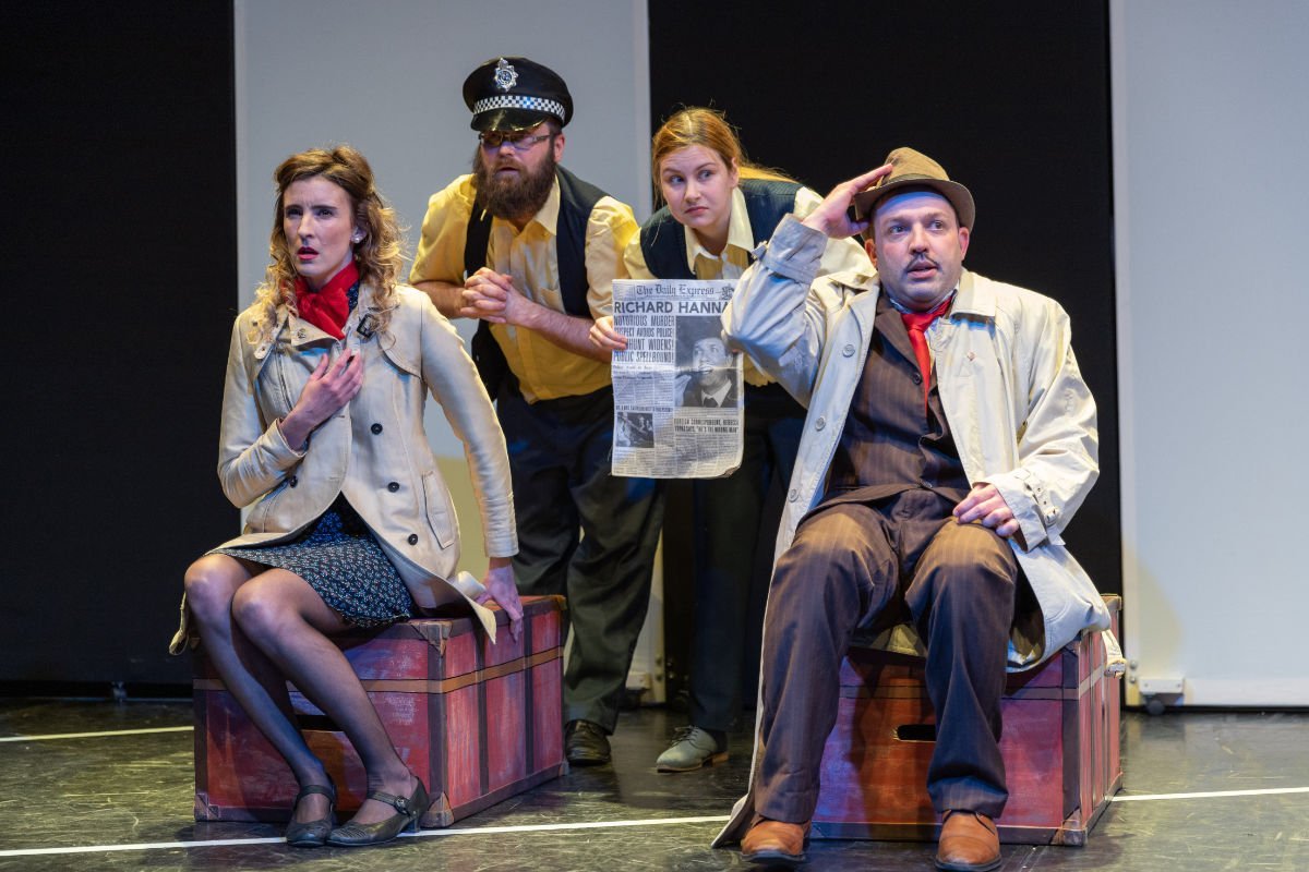 Theater show "The 39 Steps" in La Fabrika, Prague